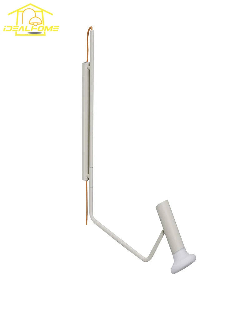 Afralia™ Nordic Designer LED Swing Arm Wall Lamp - Modern Minimalist Adjustable Pole