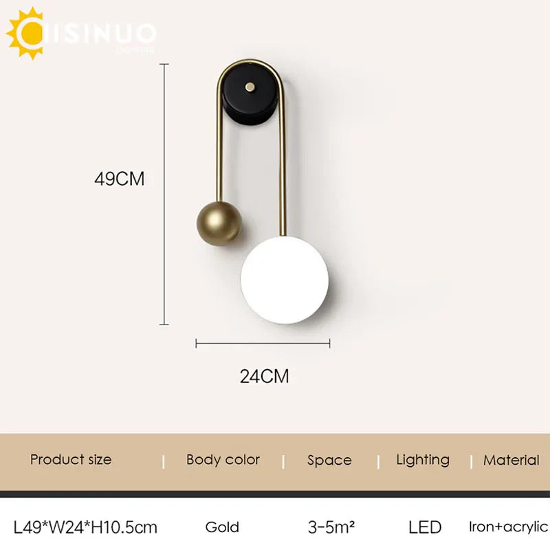 Afralia™ LED Wall Sconce for Stylish Home Decor