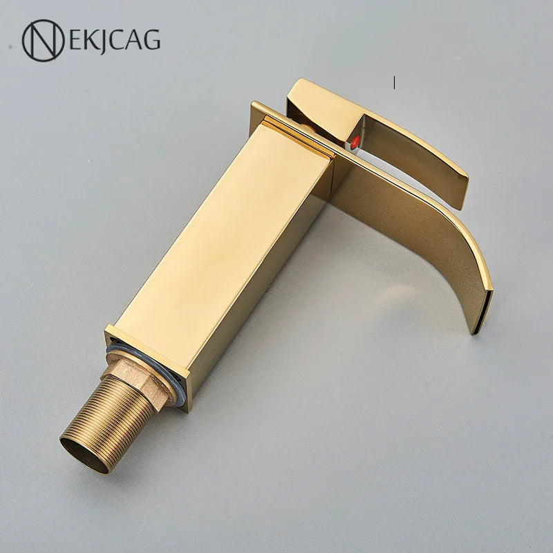 Afralia™ Waterfall Basin Faucet Mixer for Kitchen and Bathroom Sink