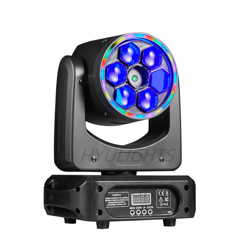 Afralia™ Mini BEE EYE LED Moving Head Beam Laser Halo Stage DJ Lights