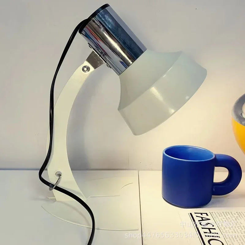 Afralia™ Tri-Color E27 Bulb Fish Tail Table Lamp for Bedroom, Living Room, Hotel Lighting