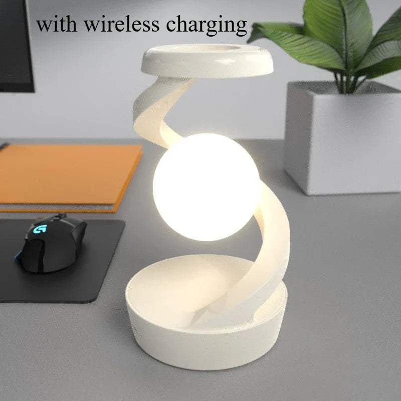 Afralia™ Sunset Rotating Wireless Night Light for Bedroom Atmosphere