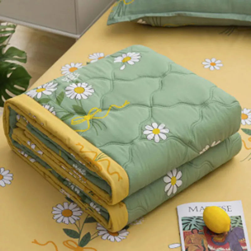 Afralia™ Nordic Printed Cooling Comforter Bedding for Adults- Soft Single Double Blankets