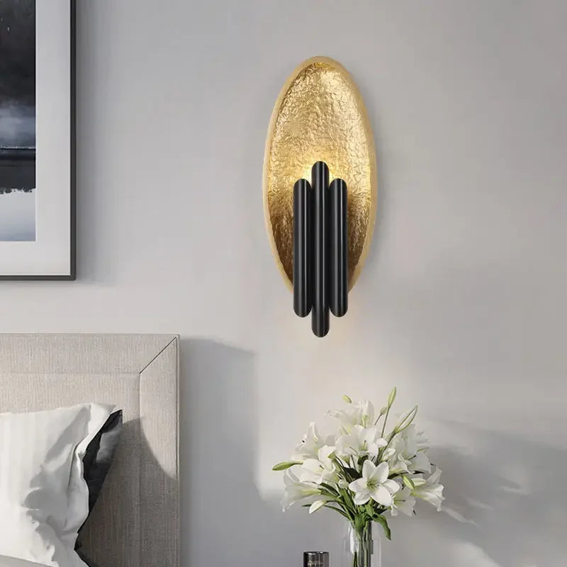 Afralia™ Oval LED Wall Lamp for Modern Living Room Decoration