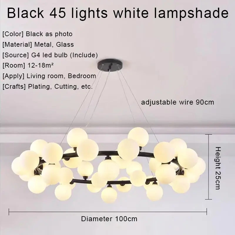 Afralia™ Gold LED Chandelier, Modern Pendant Light for Living Room, Kitchen, Bedroom, Dining Room