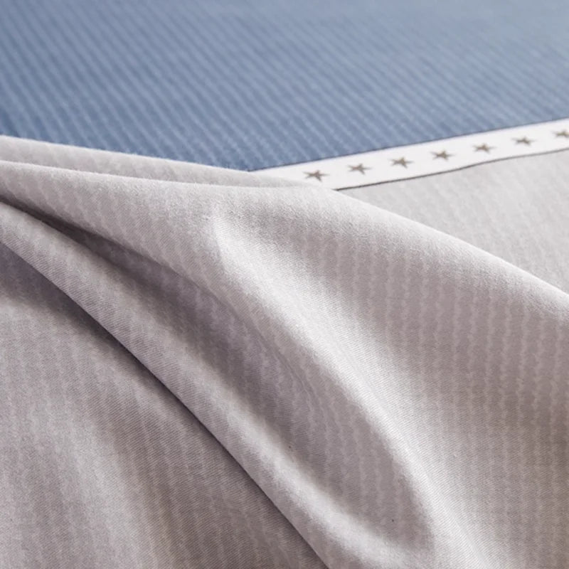 Afralia™ Cotton Single Duvet Cover - Skin Friendly Quilt Cover for Single King Bed