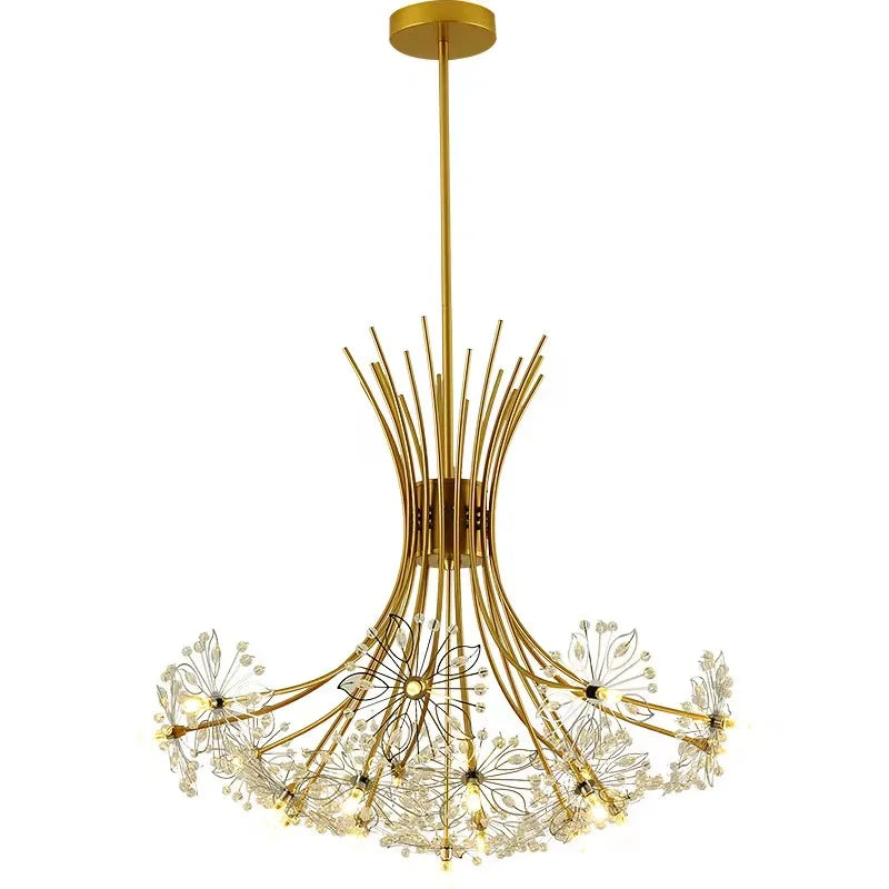 Afralia™ Dandelion Chandelier: Modern Home Decor Living Room Light Fixture