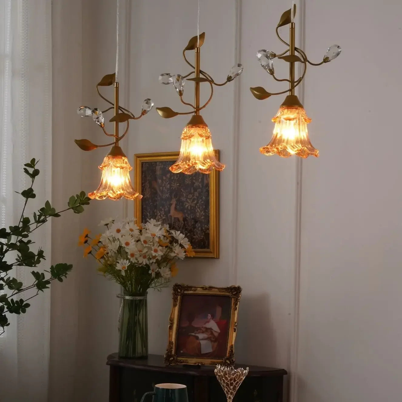 Afralia™ Luxure Crystal LED Chandelier for Modern Living Room and Bedroom