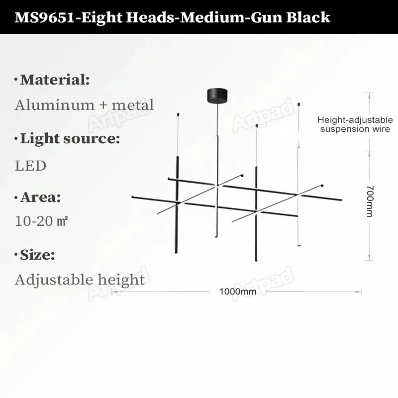 Afralia™ Post-Modern Gold LED Chandelier, Elegant Lighting for Living Room, Kitchen, Bar