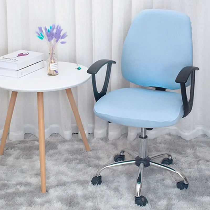 Afralia™ Printed Spandex Chair Cover: Universal Office Chair Protector for Comfort and Style