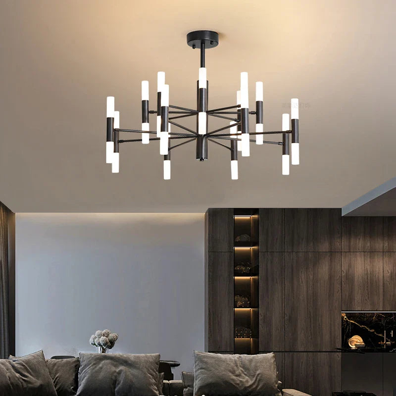 Afralia™ Starry LED Ceiling Chandelier for Living, Bedroom, Dining Room - Luxury Lighting Fixtures