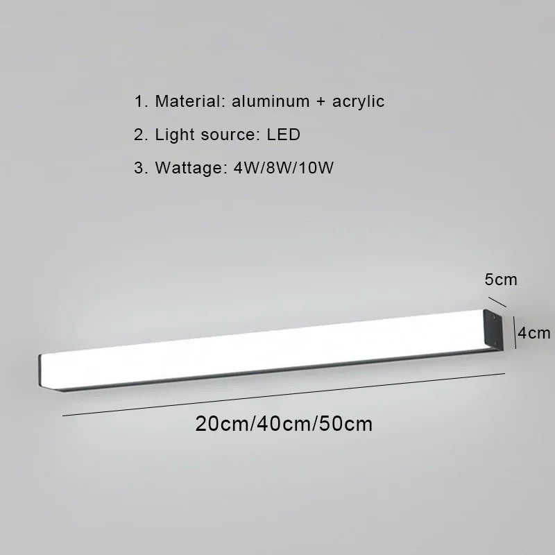 Afralia™ LED Wall Lamp - 20cm/40cm/50cm - Indoor Home Decor Bedroom Light Fixture