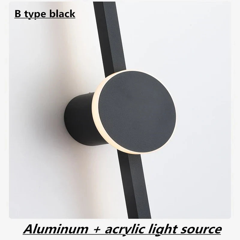 Afralia™ Modern LED Wall Lights for Room Interior Decor Sconces Stair Lighting Bedroom Living Room