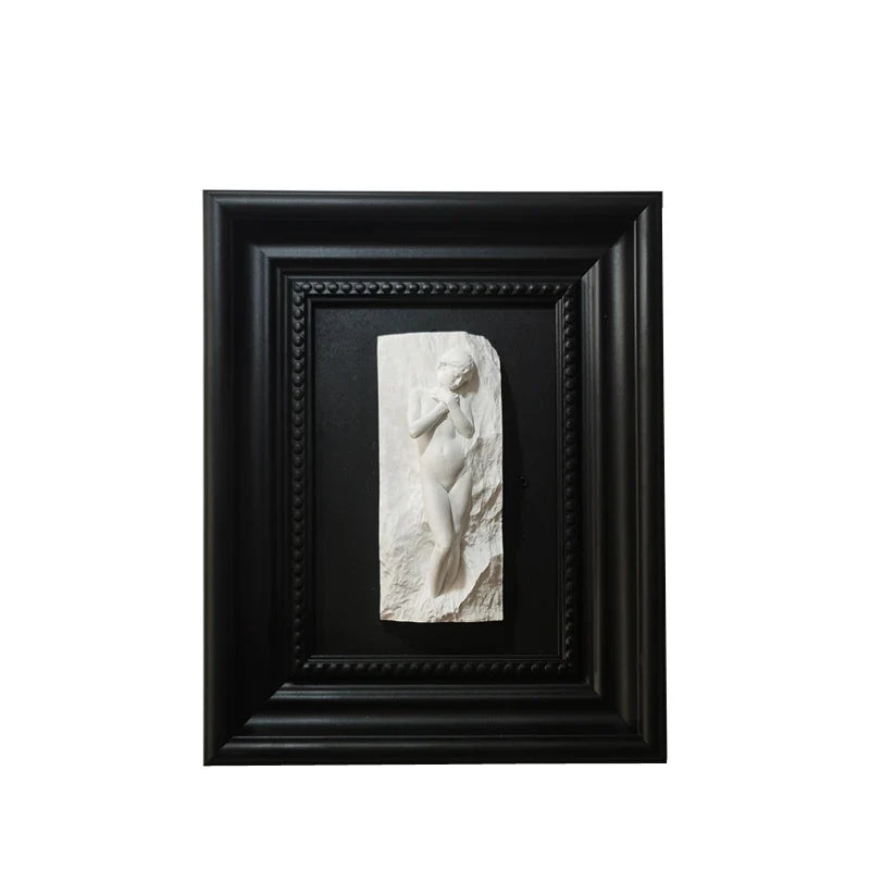 Afralia™ Venus Sculpture Portrait Frame Wall Decoration