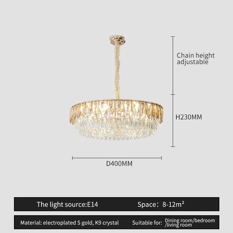 Afralia™ Crystal Chandelier: Modern Luxury Lighting for Home, Hotel, Restaurant