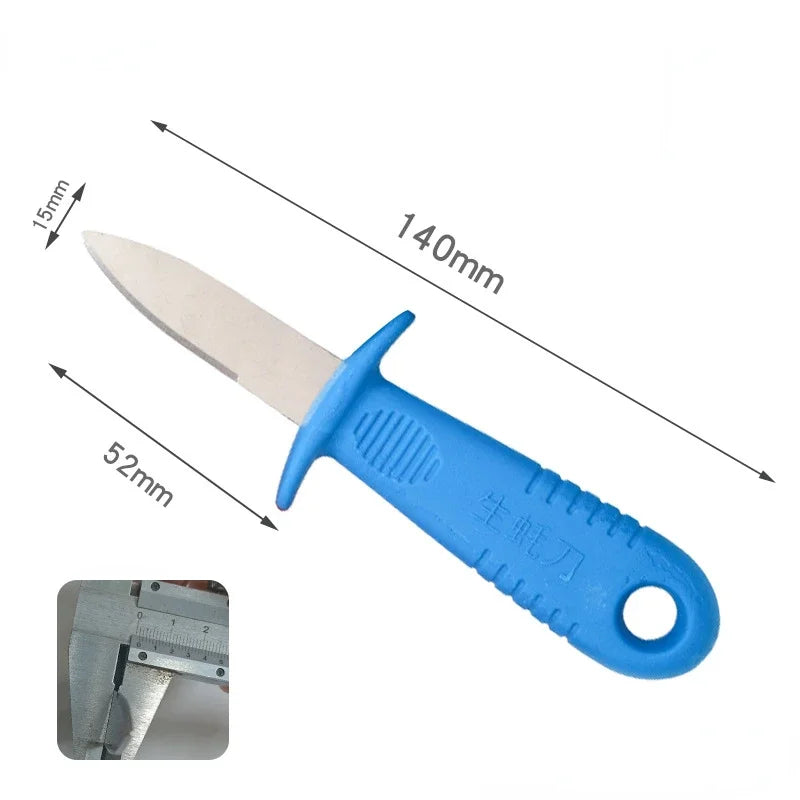 Afralia™ Oyster Knife: Premium Seafood Tool with PP Handle for Easy Raw Shell Opening