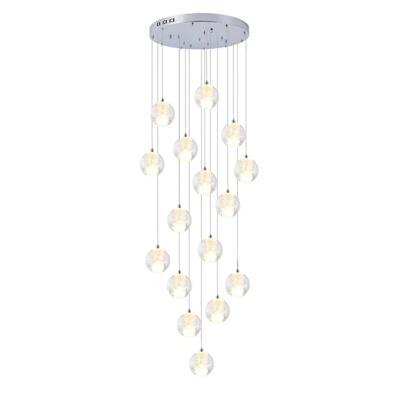 Afralia™ LED Crystal Chandelier: Stylish G4 Ball Light for Home Décor and Lighting Ambiance