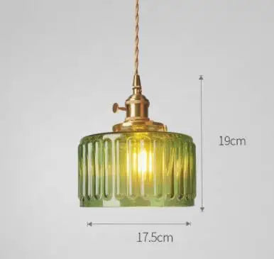 Afralia™ Blue Glass Pendant Lights for Bedroom Dinning Living Room