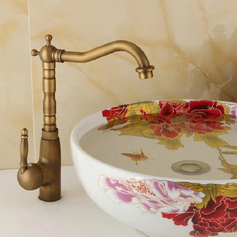 Afralia™ Basin Sink Faucet Brass Bathroom Mixer Tap Water Tap Wash Basin Mixer Taps