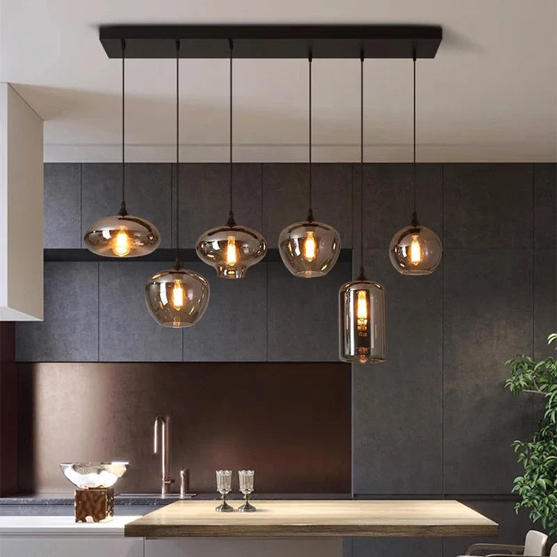 Afralia™ Modern LED Pendant Light Chandeliers for Living Room & Dining Room Lighting