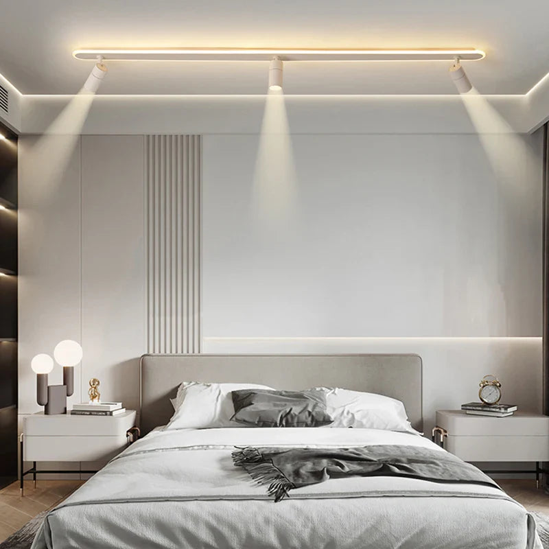 Afralia™ Black LED Ceiling Spotlights for Living Room Kitchen Bedroom Decor