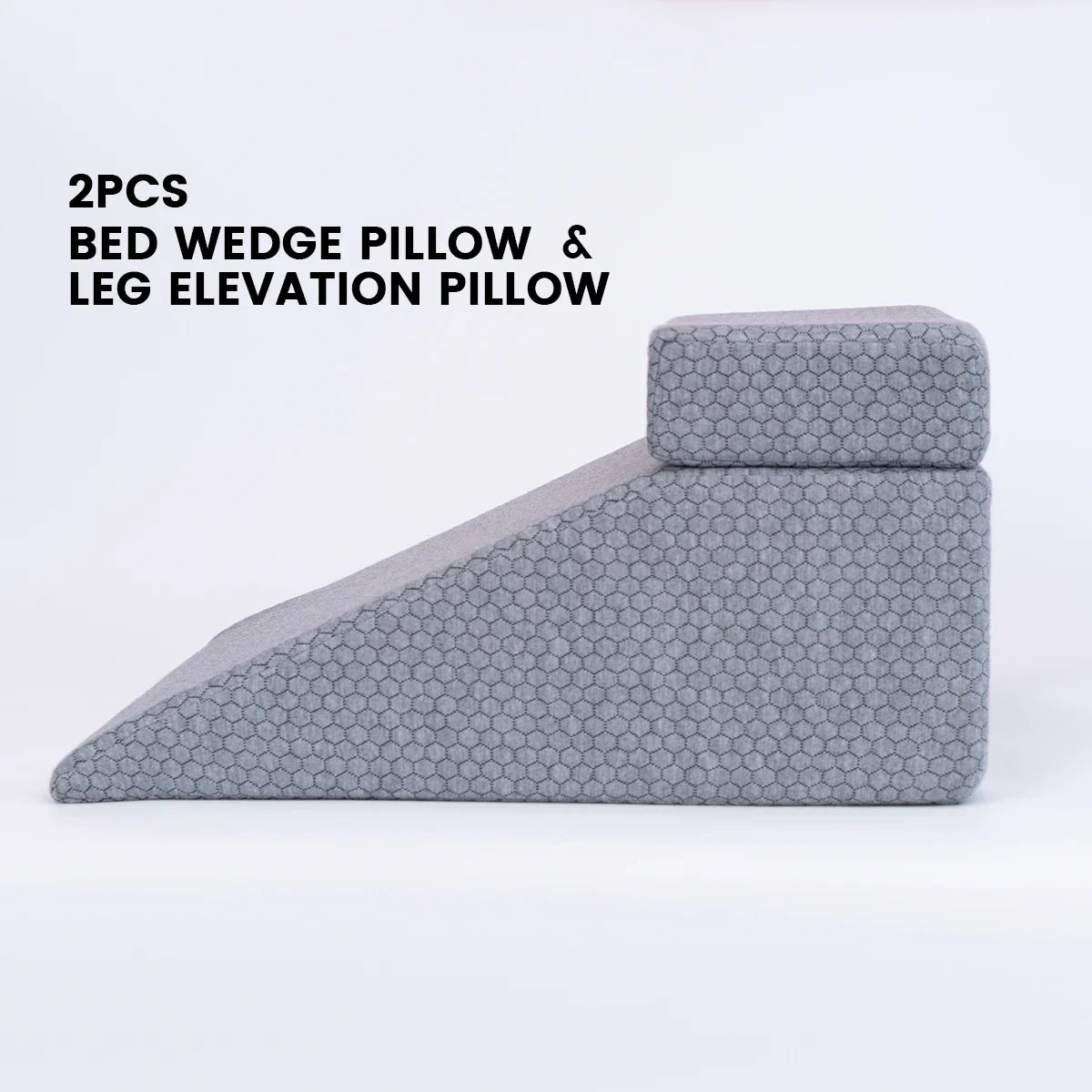 Afralia™ Memory Foam Bed Wedge & Leg Elevation Pillow - Neck, Back, Leg Support