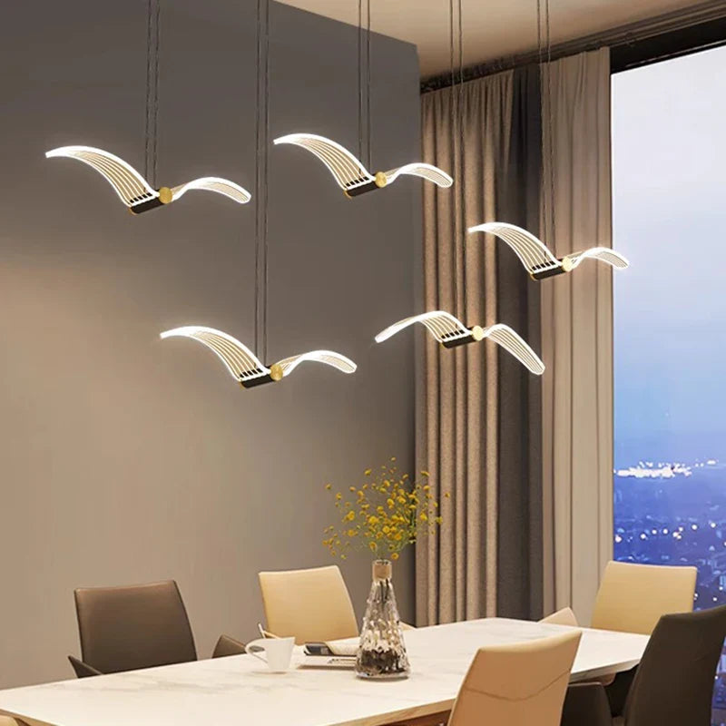 Afralia™ Modern LED Chandeliers for Living and Dining Room Lighting