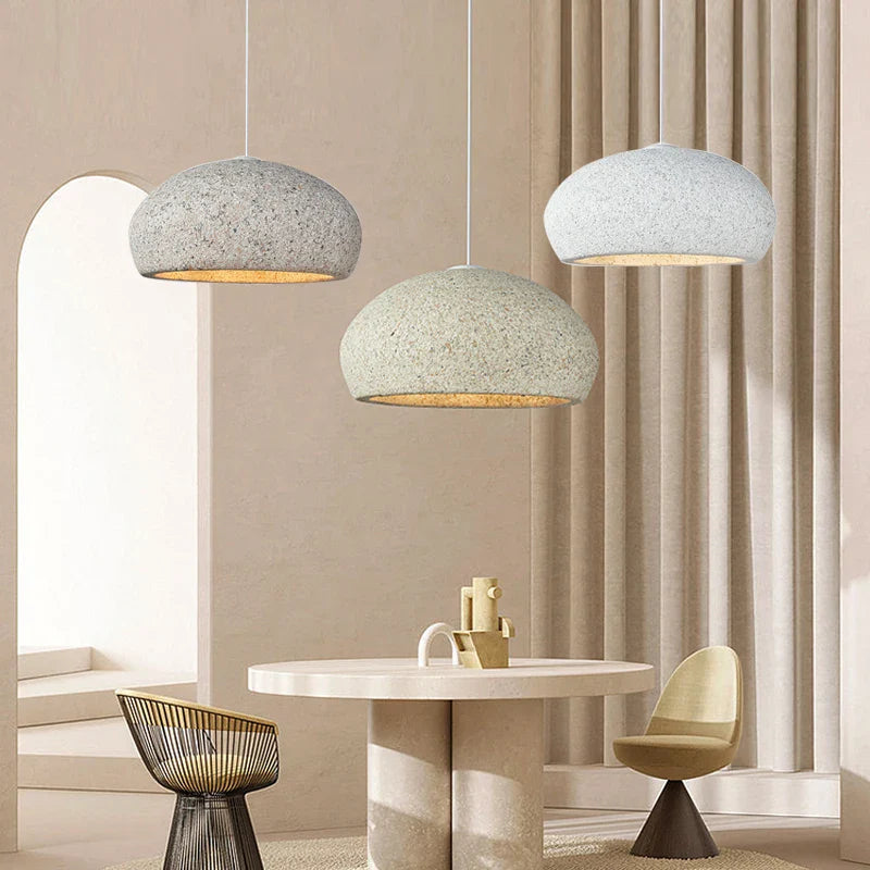 Afralia™ Wabi-Sabi Nordic Minimalist LED Pendant Lights for Home Decor and Ambient Lighting