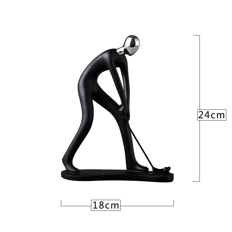 Afralia™ Champion Cyclist Sculpture Resin Figurine Modern Art Home Decor