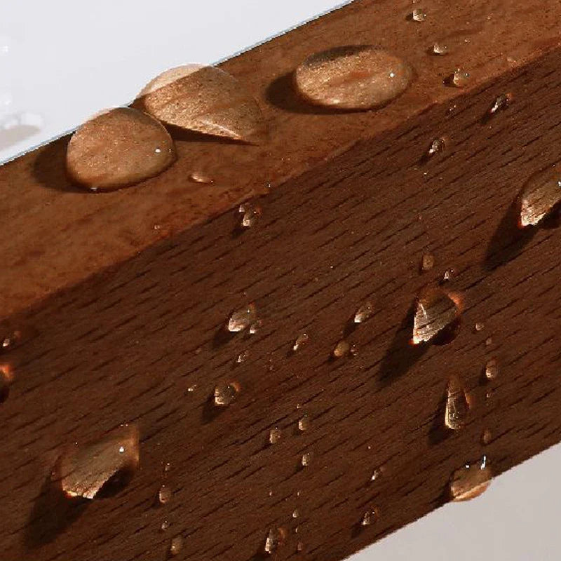 Afralia™ Aluminum & Walnut Towel Ring: Bathroom & Kitchen Wall Mount Holder