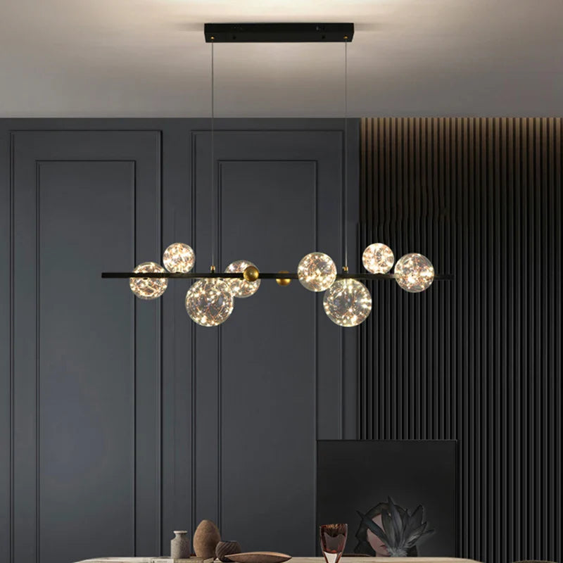 Afralia™ LED Chandelier: Luxury Interior Lighting for Modern Living, Kitchen, or Dining Room