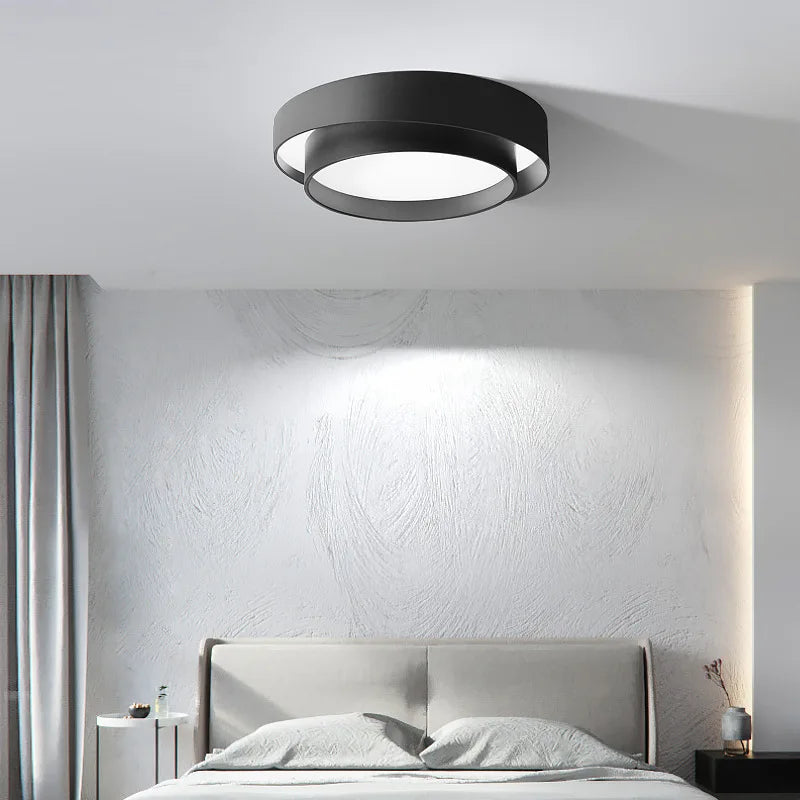 Afralia™ Nordic LED Ceiling Chandelier for Modern Living Room and Bedroom Lighting