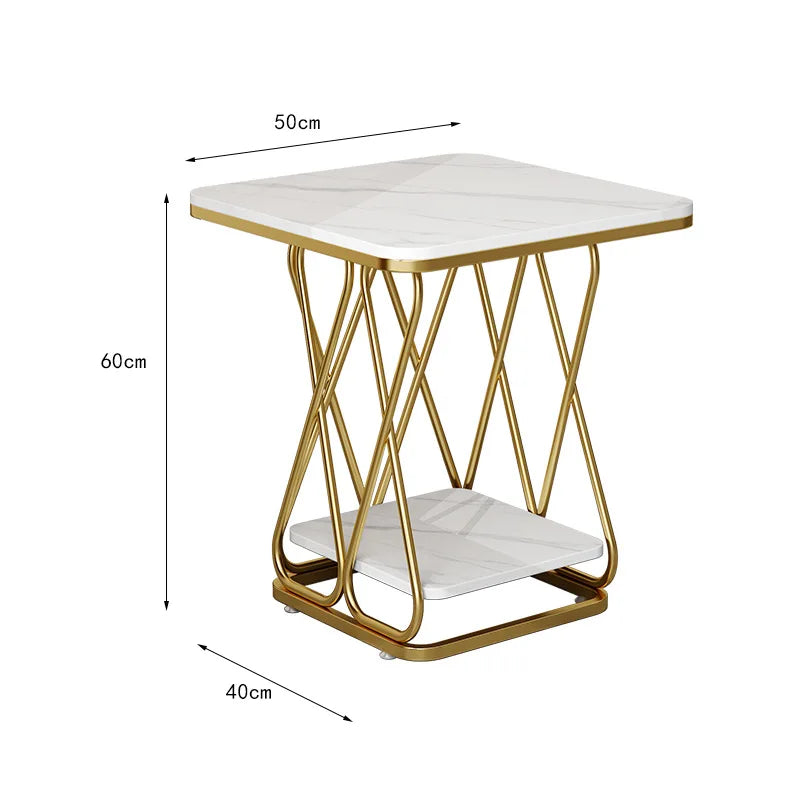 Afralia™ Modern Nordic Marble Coffee Table Luxury Living Room Furniture