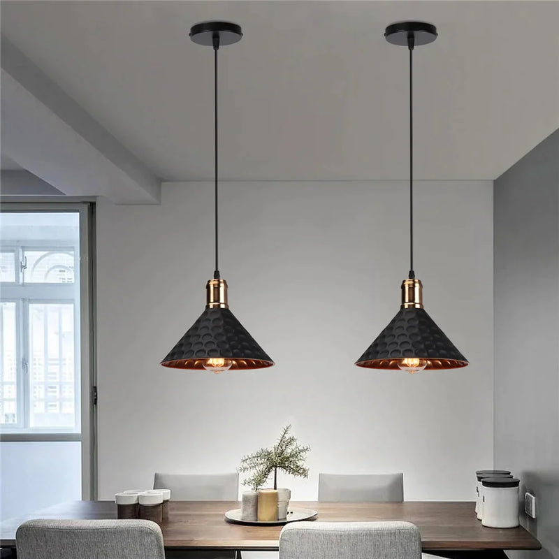 Afralia™ Industrial Retro Pendant Lamp for Dining, Bar, Bedroom - Creative Chandeliers