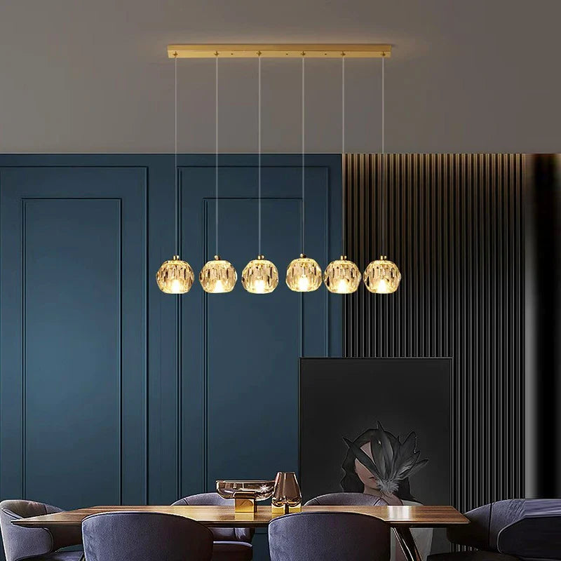 Afralia™ Modern Chandelier Pendant Lamp for Bedroom Ceiling, Smart LED Interior Lighting