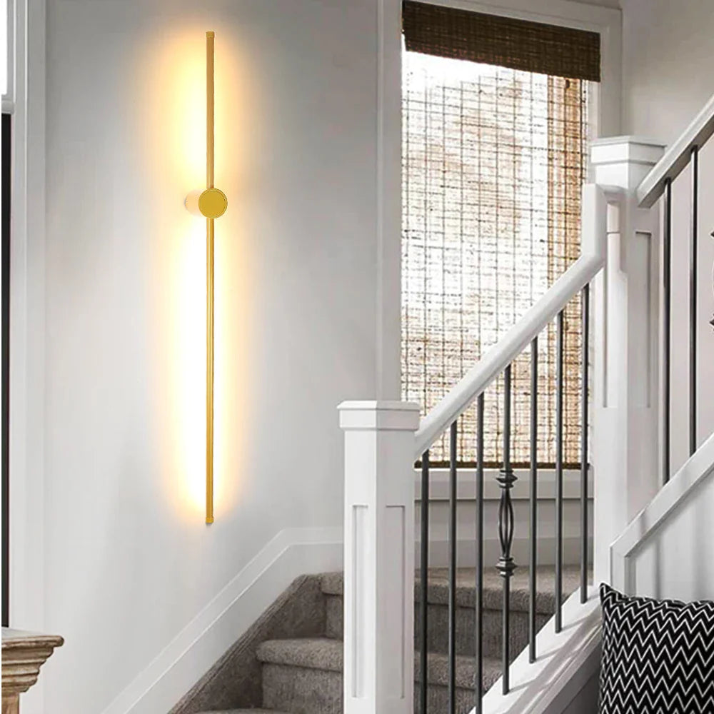 Afralia™ Modern LED Indoor Wall Lamp Touch Switch Sconce Light for Living Room Home Decor