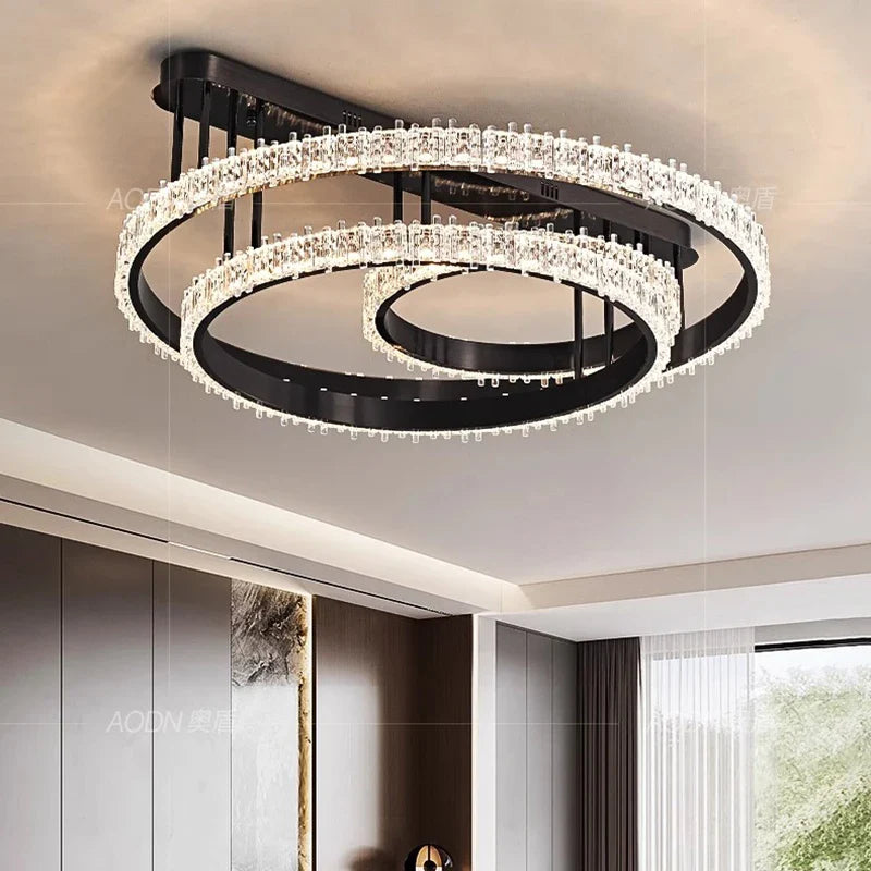 Afralia™ Nordic Smart LED Ceiling Lights for Home Bedroom Living Room Indoor Lighting