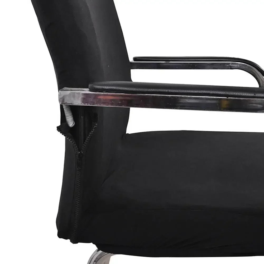 Afralia™ Stretch Office Chair Cover in Black, Red, Gray, or Blue