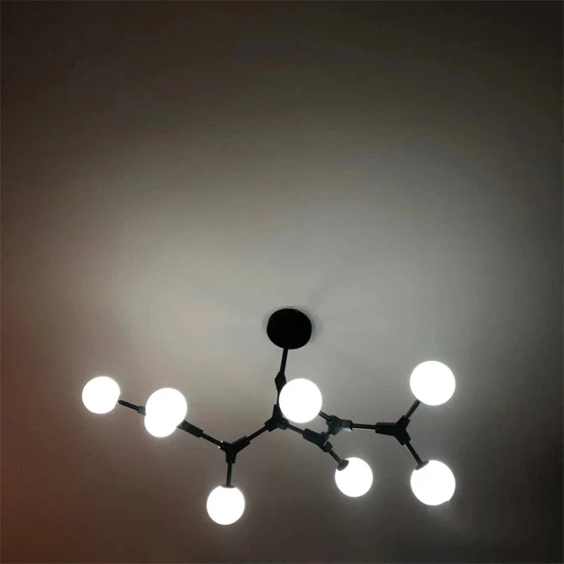 Afralia™ Iron Magic Molecular Pendant Lights for Living Room Dining Room Decor