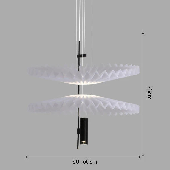Afralia™ Minimalist Golden Chandelier for Restaurant Living Room Bedroom