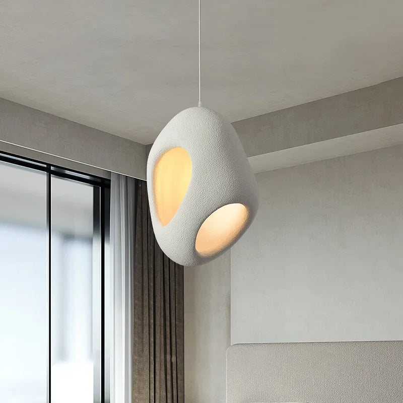 Afralia™ Modern Wabi Sabi Chandelier Pendant Light for Dining Room, Bedroom, Living Room