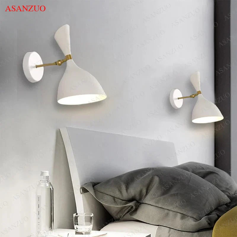 Afralia™ Vintage Industrial LED Wall Lamp for Bedroom Living Room Hotel Hallway