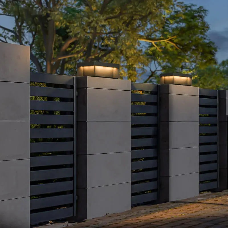 Afralia™ LED Pillar Top Courtyard Light - Waterproof Outdoor Street Fence Cap Post Light
