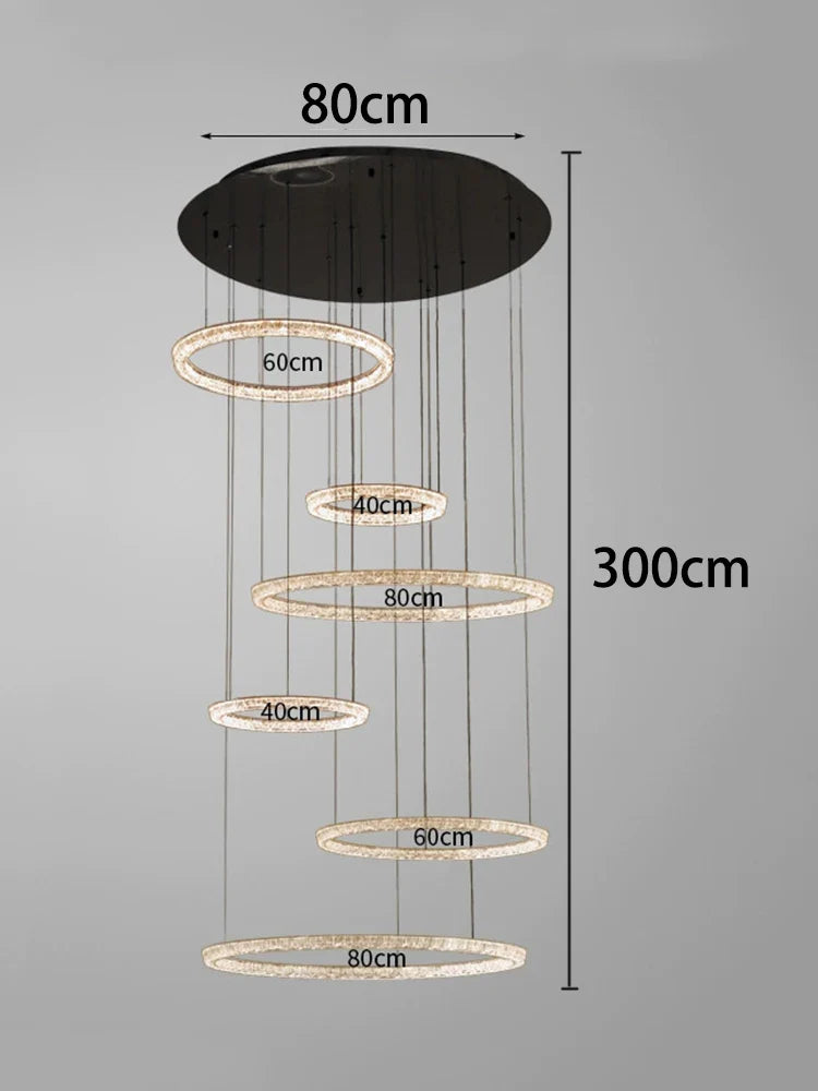 Afralia Crystal Drop Pendant Lights with Remote Control, Elegant Home Decor for Dining Room & Bedroom.