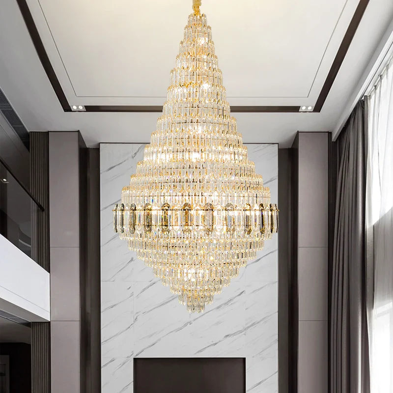 Afralia™ Hollow Chandelier: Luxury Spiral Staircase & Living Room Light for Hotel Lobby