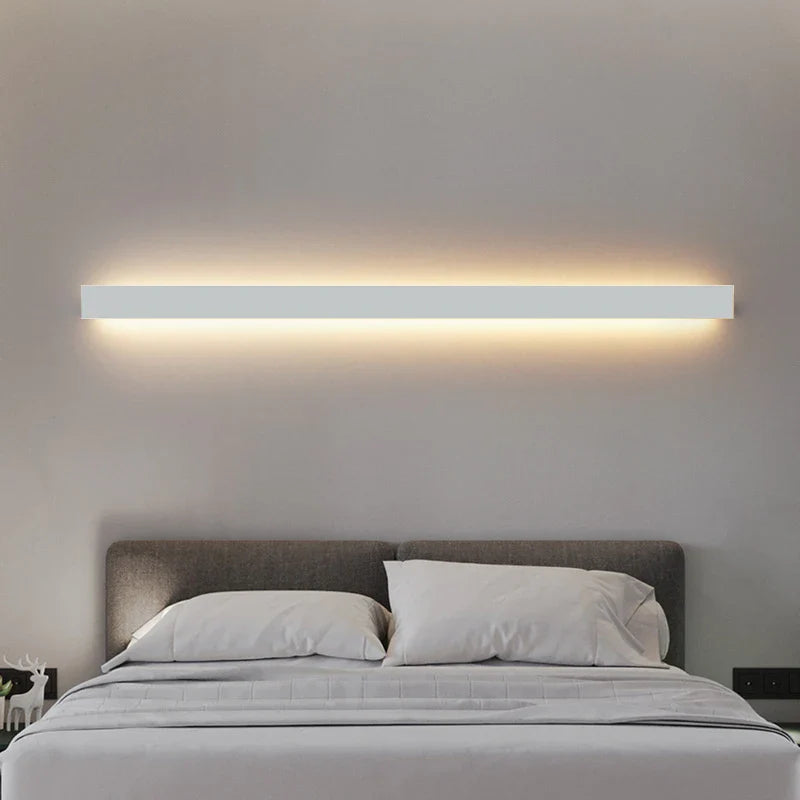 Afralia™ LED White Wall Lamp: Modern Minimalist Design for Bedroom, Living Room, and TV Background.