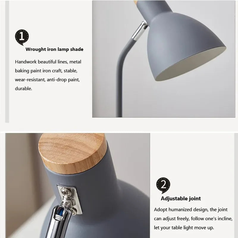 Afralia™ Nordic Wood Table Lamp: Illuminate Your Space with Elegance