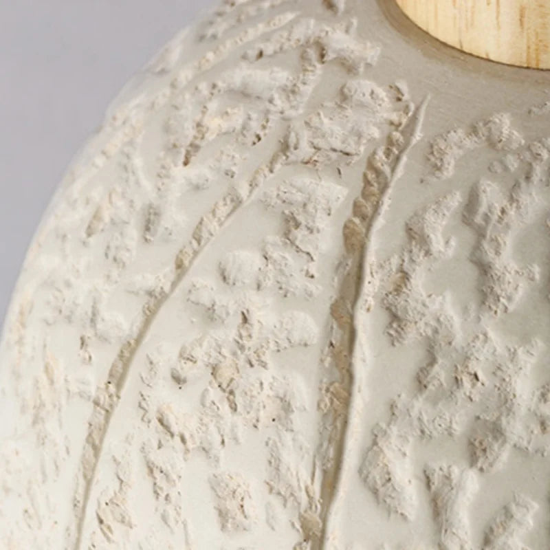 Afralia™ Cement Shade Wall Sconce Pull Chain Switch LED Light Fixture for Home Decor