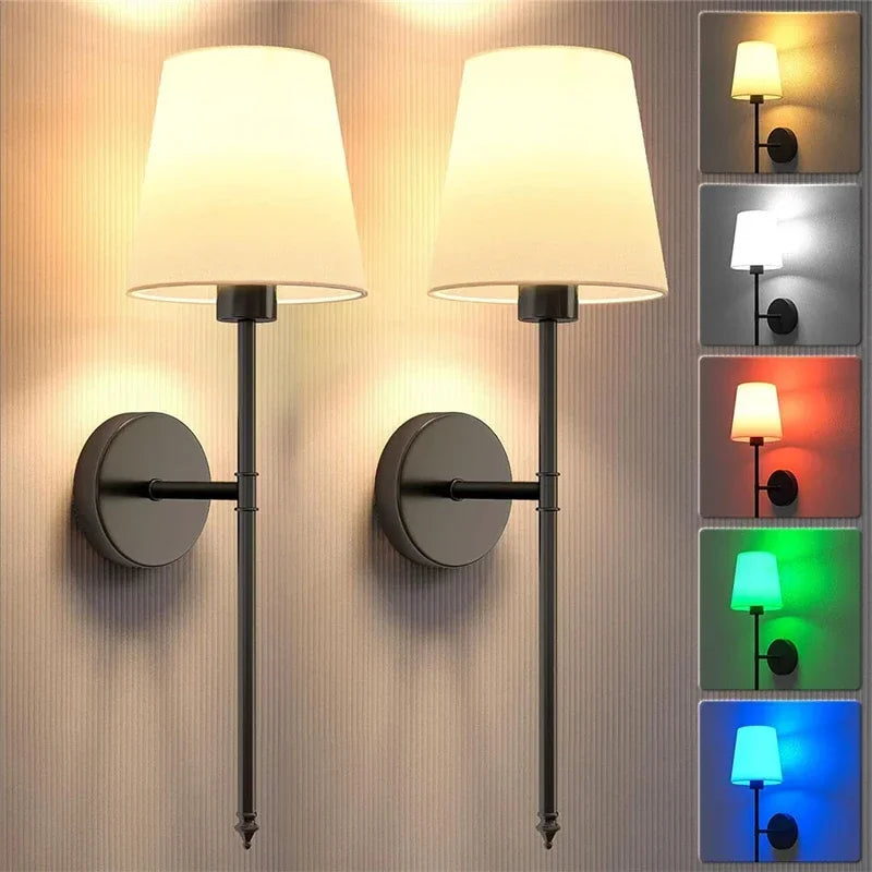 Afralia™ RGB Remote Wall Lamp for Ambience and Decor