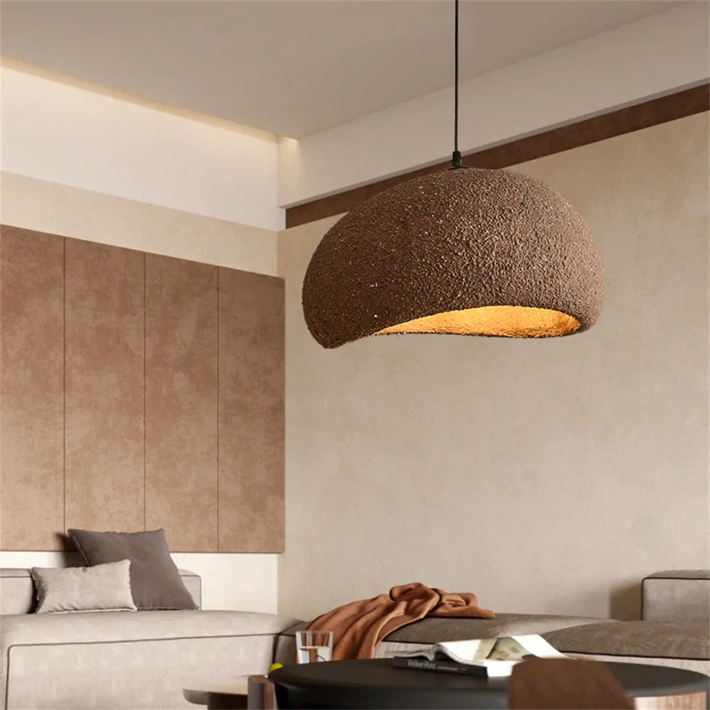 Afralia™ Minimalist Wabi Sabi Pendant Lamp LED Light for Home Decor
